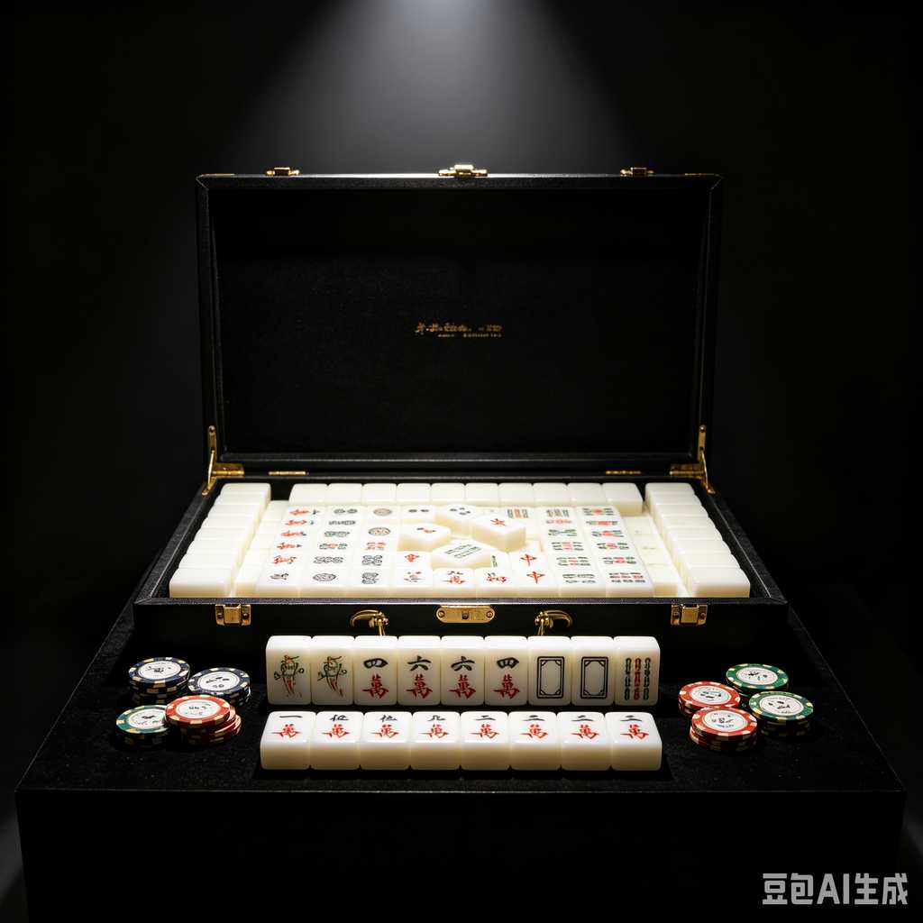 deep print mahjong set