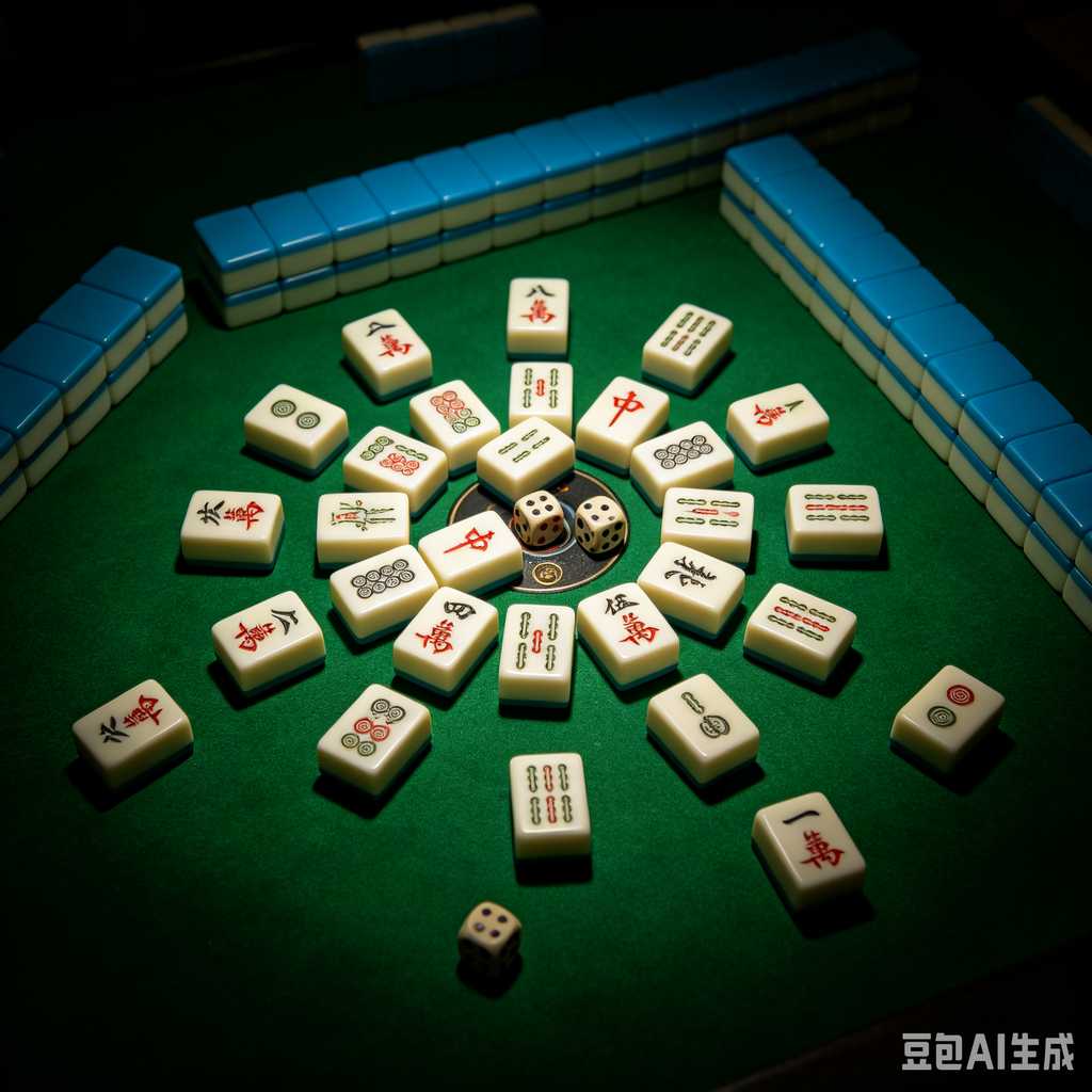 engraved texture mahjong tiles