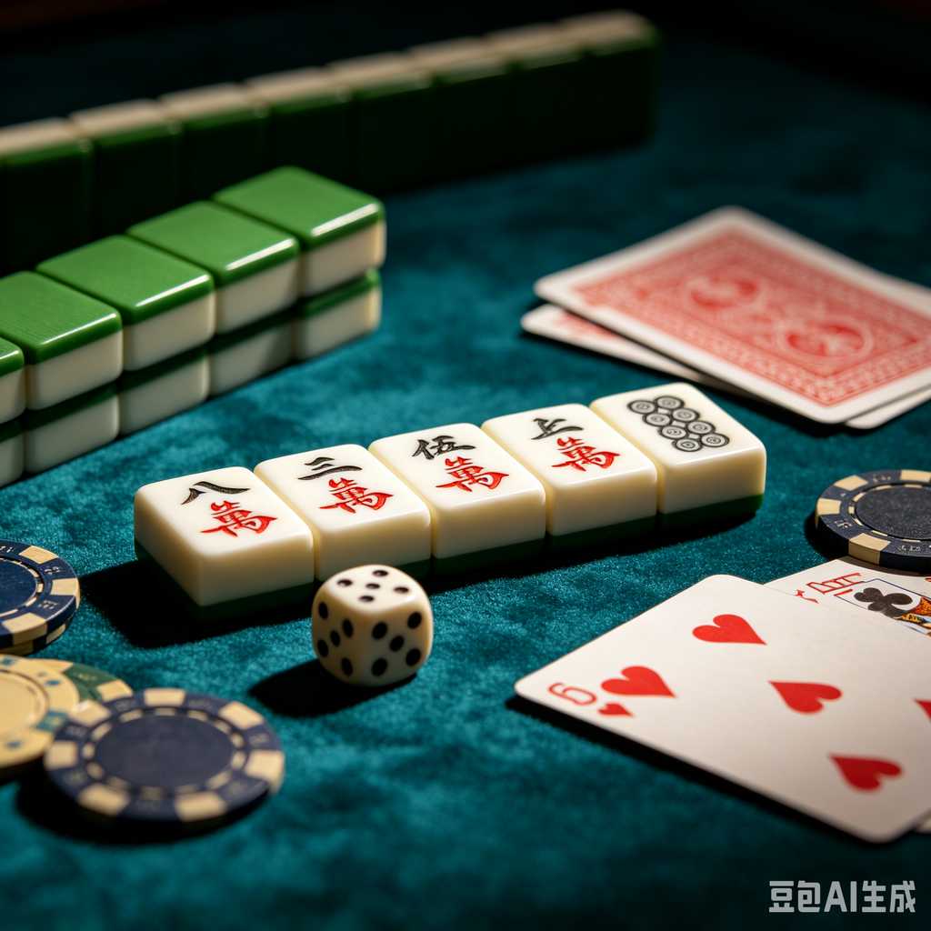 mini travel mahjong set lightweight